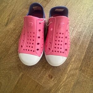 Skechers Foamies Guzman Steps Kids Shoes White Pink Size 10